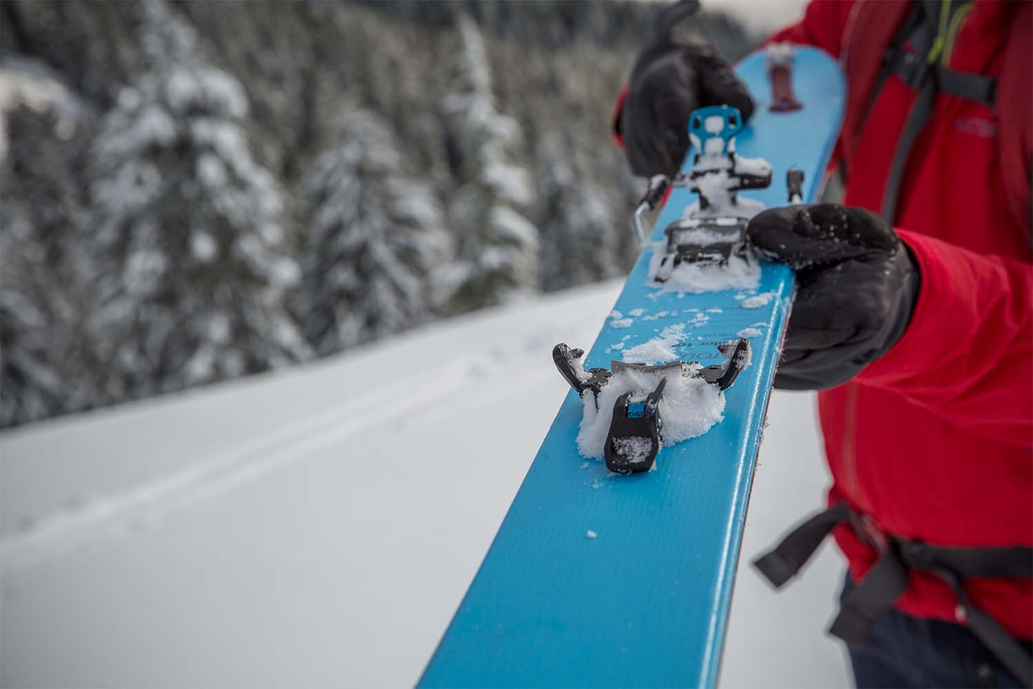 Ski binding (Salomon MTN (closeup)